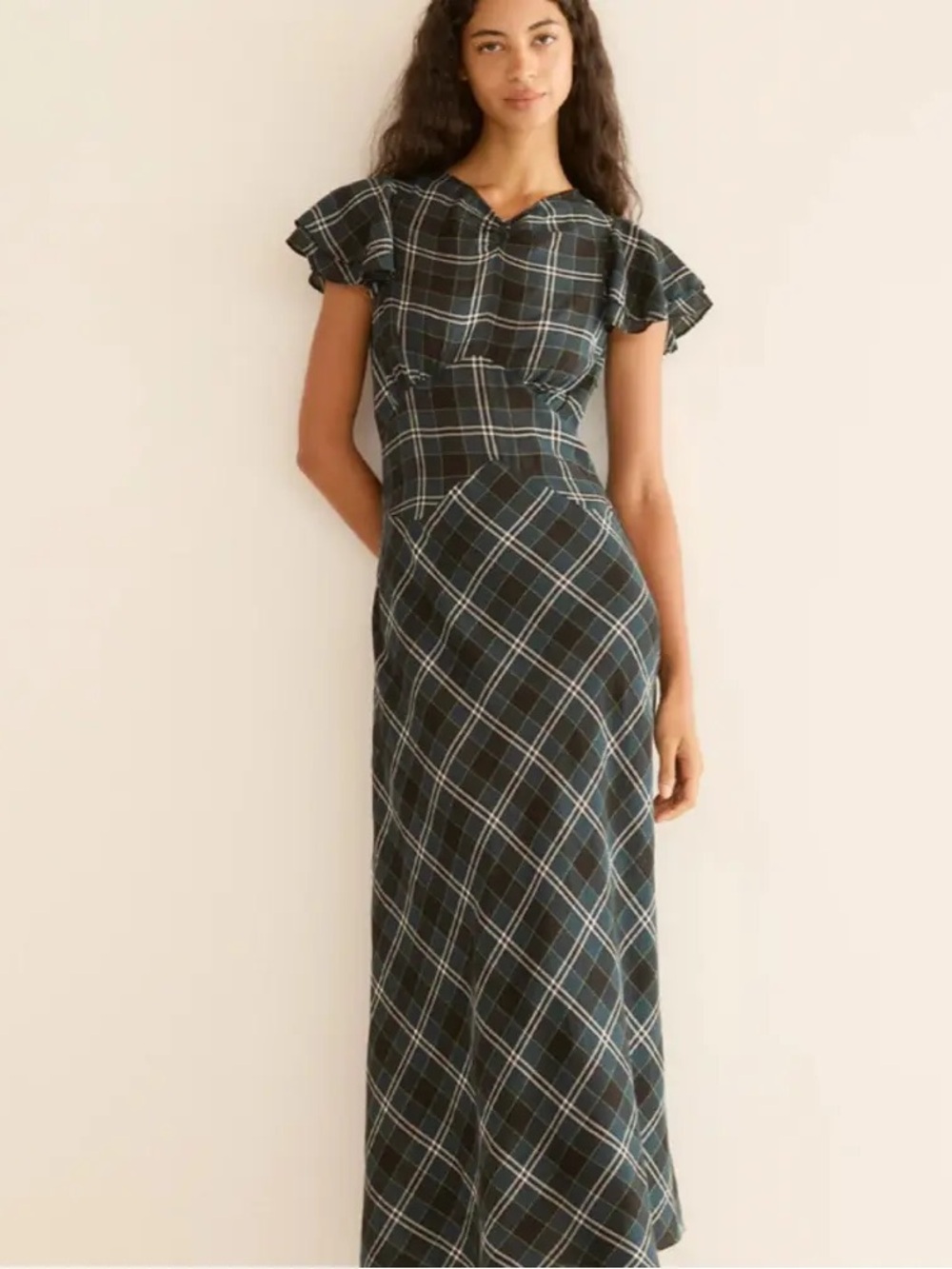 Worn Once Doen Seraphine Plaid Womens Dress Size Small